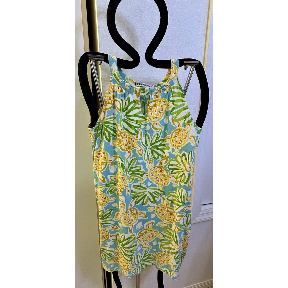 Barbara Gerwit sz L, Cozy Cotton Turtle Dress, Cruise, Beach, Vacay